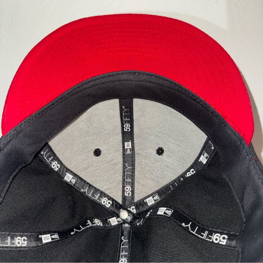 San Francisco 49ers New Era Fitted Hat Size 7 3/4 59FIFTY NFL - Picture 5 of 6